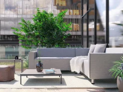 Quick-Dry-Lounge Eck-Sofa, 3-teilig