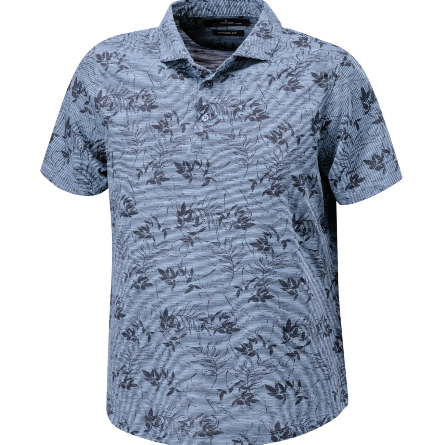 Ragman Poloshirt mit Print