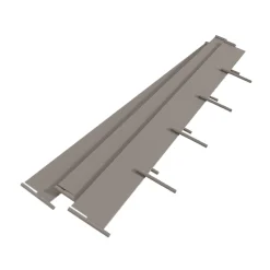 Rasenkante aus Metall 10er Pack à 100 cm