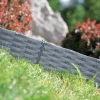 Rasenkanten-Elemente in Rattan-Optik, 5er Set