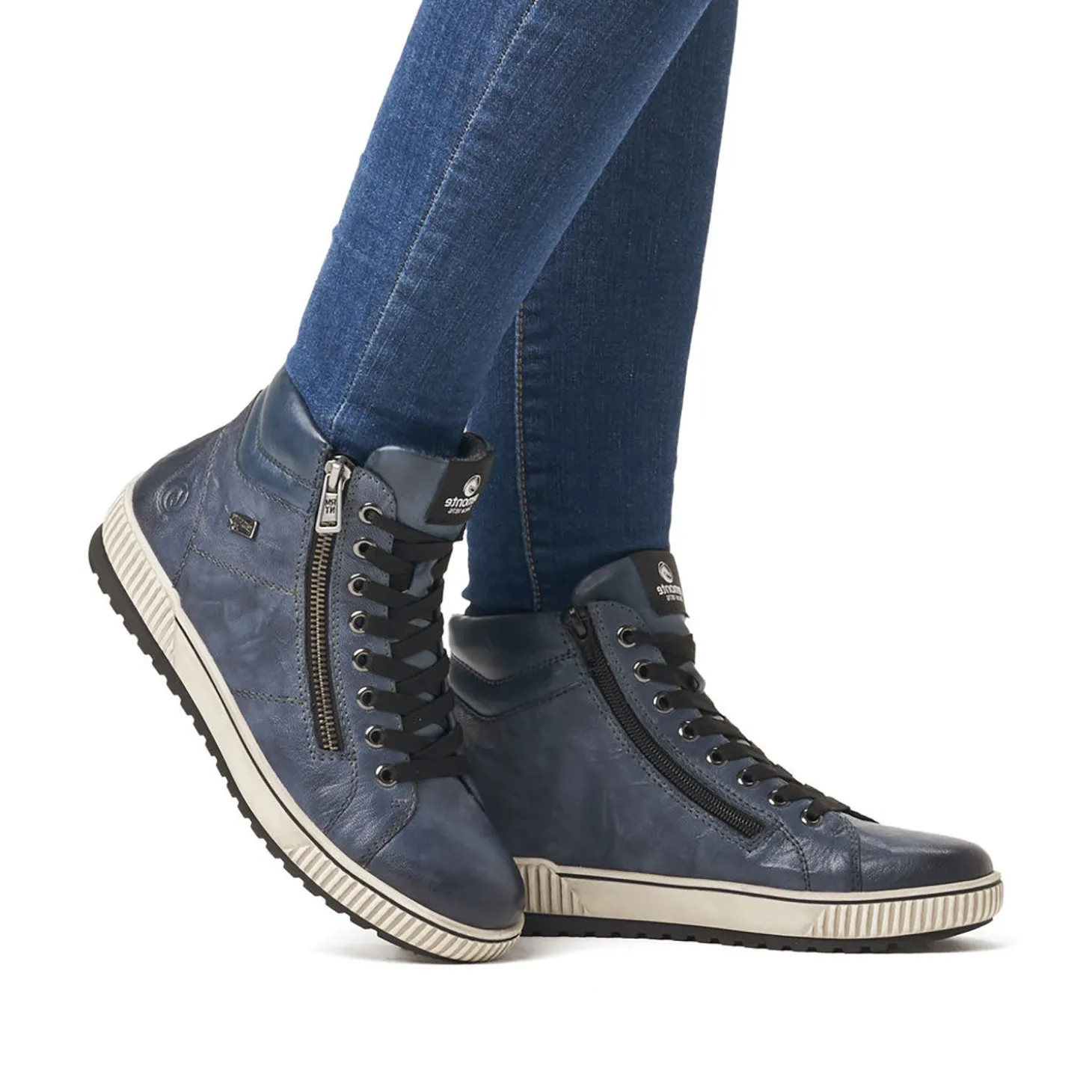 Remonte Damen Kurzstiefelette aus Glattleder
