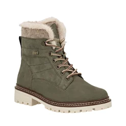 REMONTE Schnürstiefel aus Glattleder