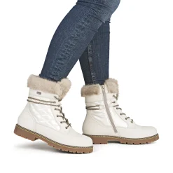 REMONTE Schnürstiefel aus Glattleder