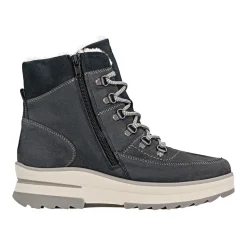 REMONTE Schnürstiefel aus Nubukleder