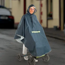 Rollator-Regencape wind- und wasserdicht