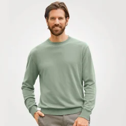 Rundhals-Pullover Baumwolle