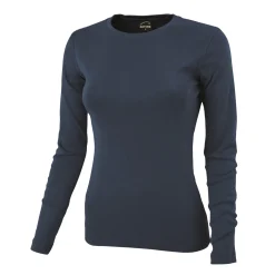 Rundhals-Shirt langarm