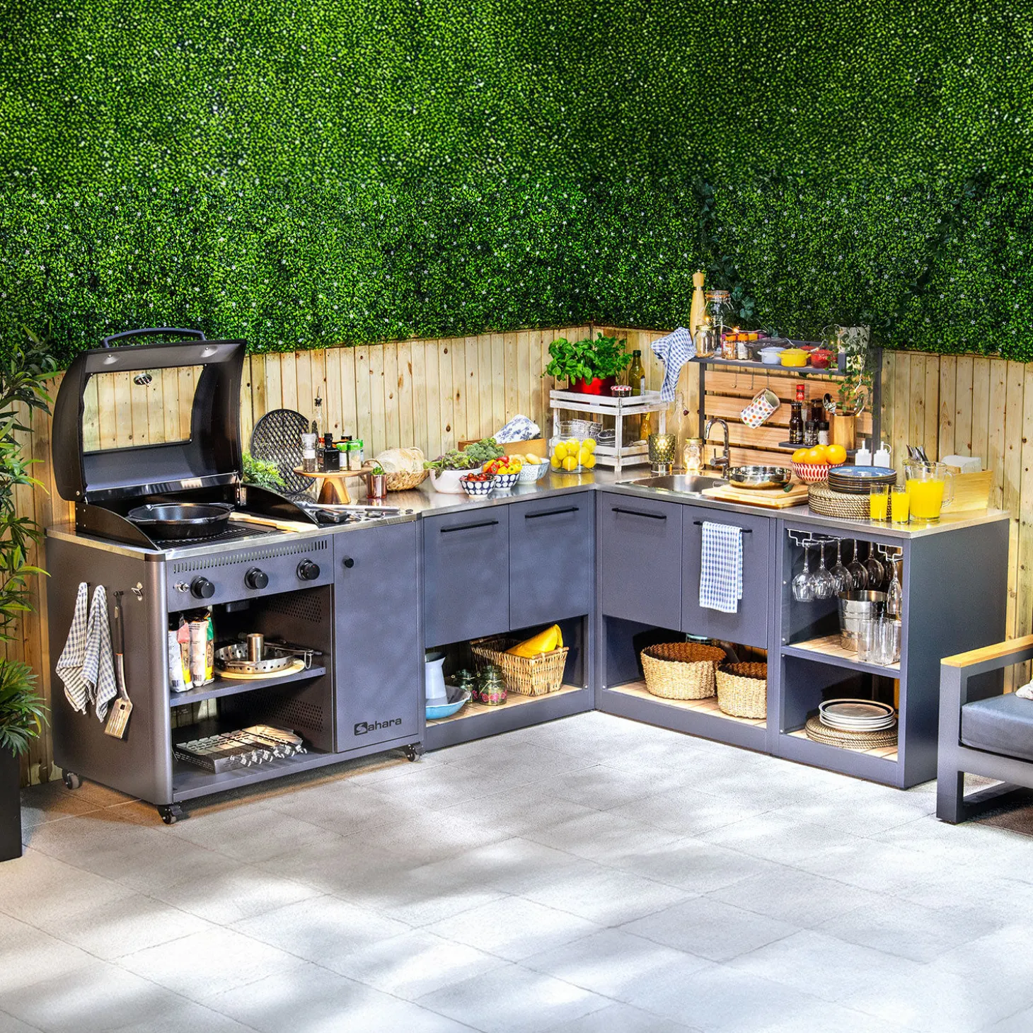 Sahara Outdoorküche Eckmodul