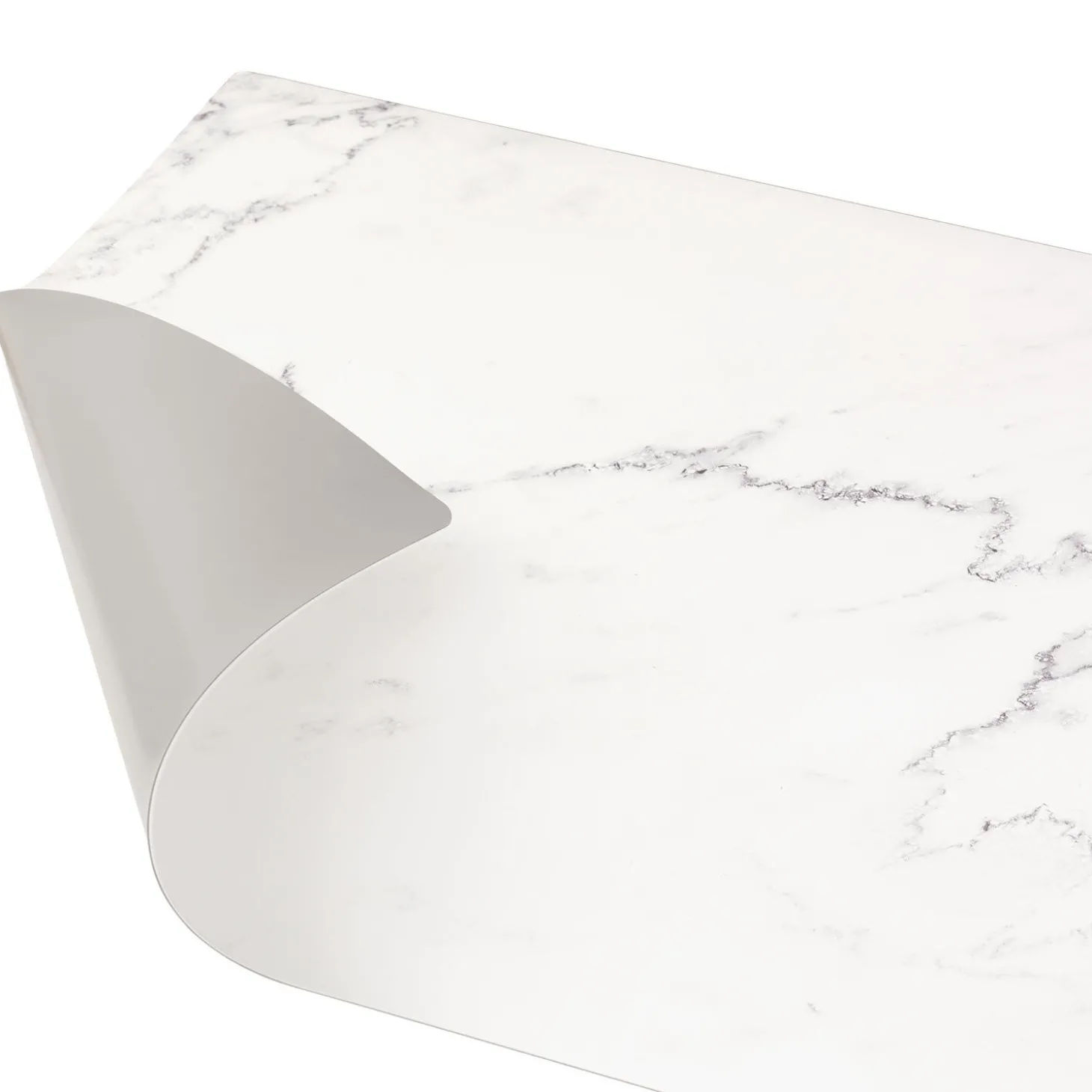 Schutzabdeckmatte Marmor weiss