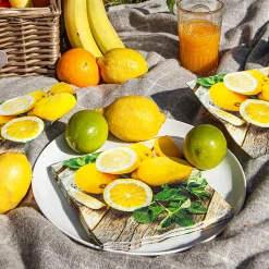 Servietten Lemon