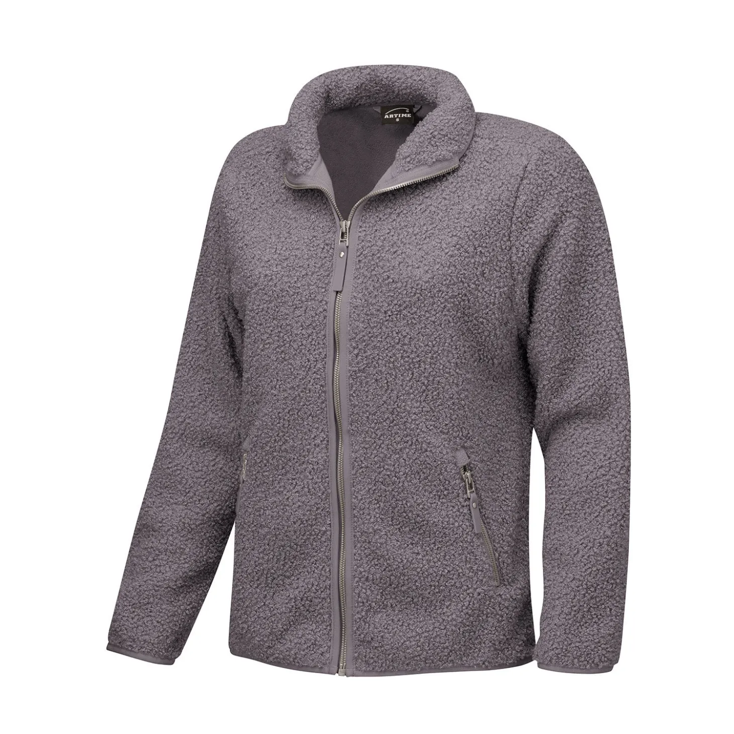 Sherpa Fleece Jacke Damen wärmend