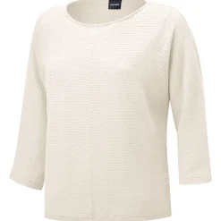 Shirt mit 3/4 Ärmeln und Ajourmuster