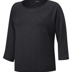 Shirt mit 3/4 Ärmeln und Ajourmuster