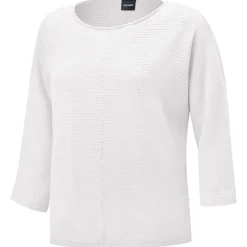Shirt mit 3/4 Ärmeln und Ajourmuster