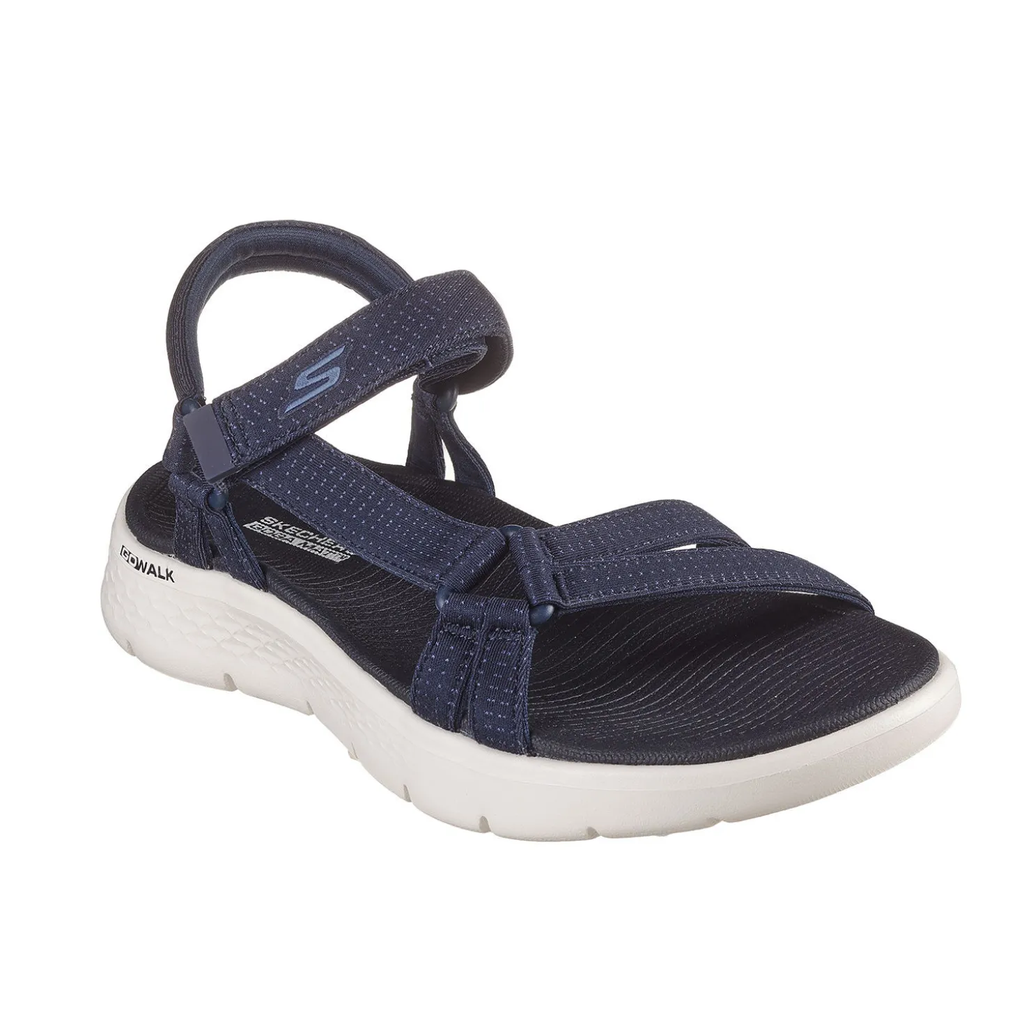 SKECHERS GO WALK Sandale aus weichem Textil