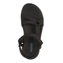 SKECHERS GO WALK Sandale aus weichem Textil