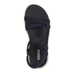 SKECHERS GO WALK Sandale aus weichem Textil