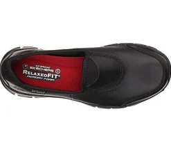 SKECHERS Schlupfschuh aus Leder schwarz