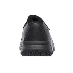 SKECHERS Schlupfschuh aus Leder schwarz