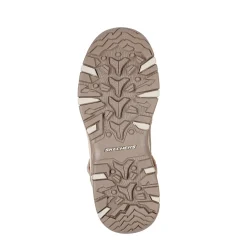 SKECHERS Schnürstiefel für Damen aus Veloursmaterial