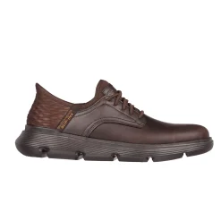 SKECHERS SLIP INS Schlupfschuh für Herren aus Glattleder