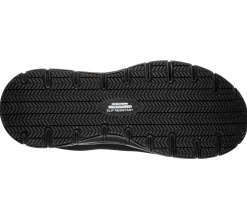 SKECHERS WORK Schnürschuh für Herren schwarz