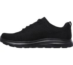 SKECHERS WORK Schnürschuh für Herren schwarz