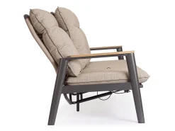 Sofa Miguel 3-Sitzer mit verstellbarer Rückenlehne