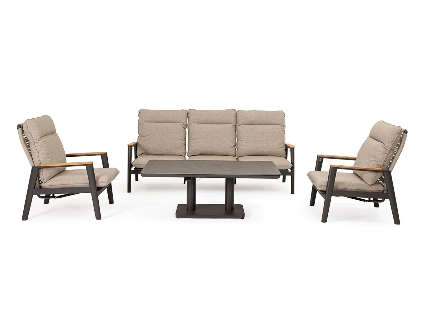 Sofa Miguel 3-Sitzer mit verstellbarer Rückenlehne