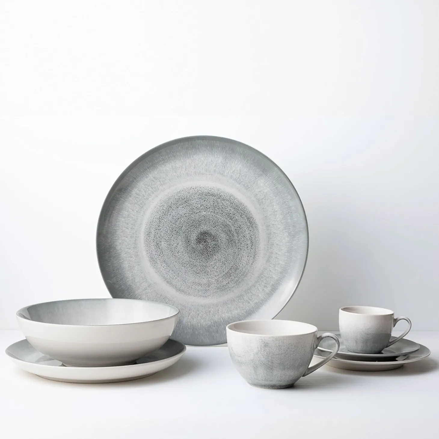 Sola Geschirr-Set Elements Vulcano 12-teilig