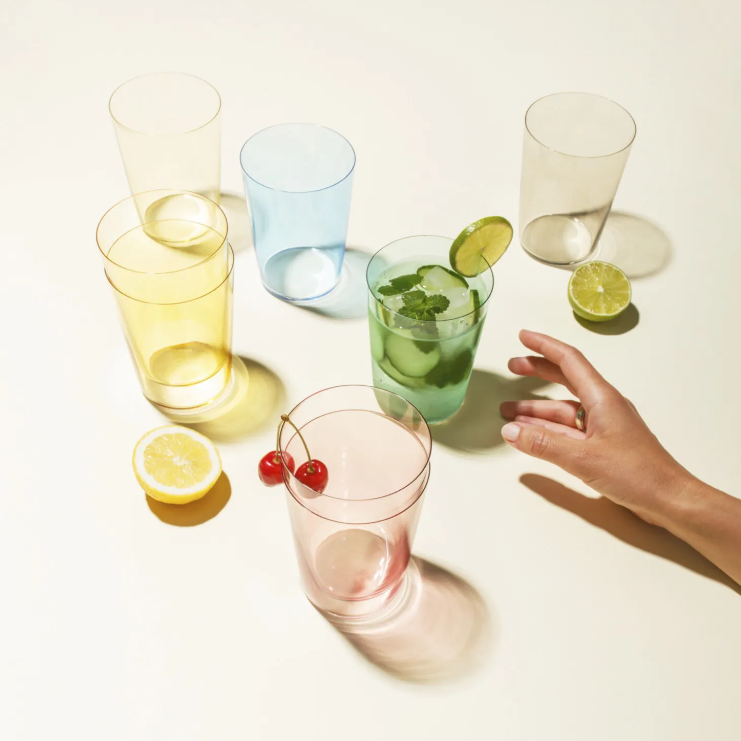 Sola Glas Color Mix 6-teilig 515 ml