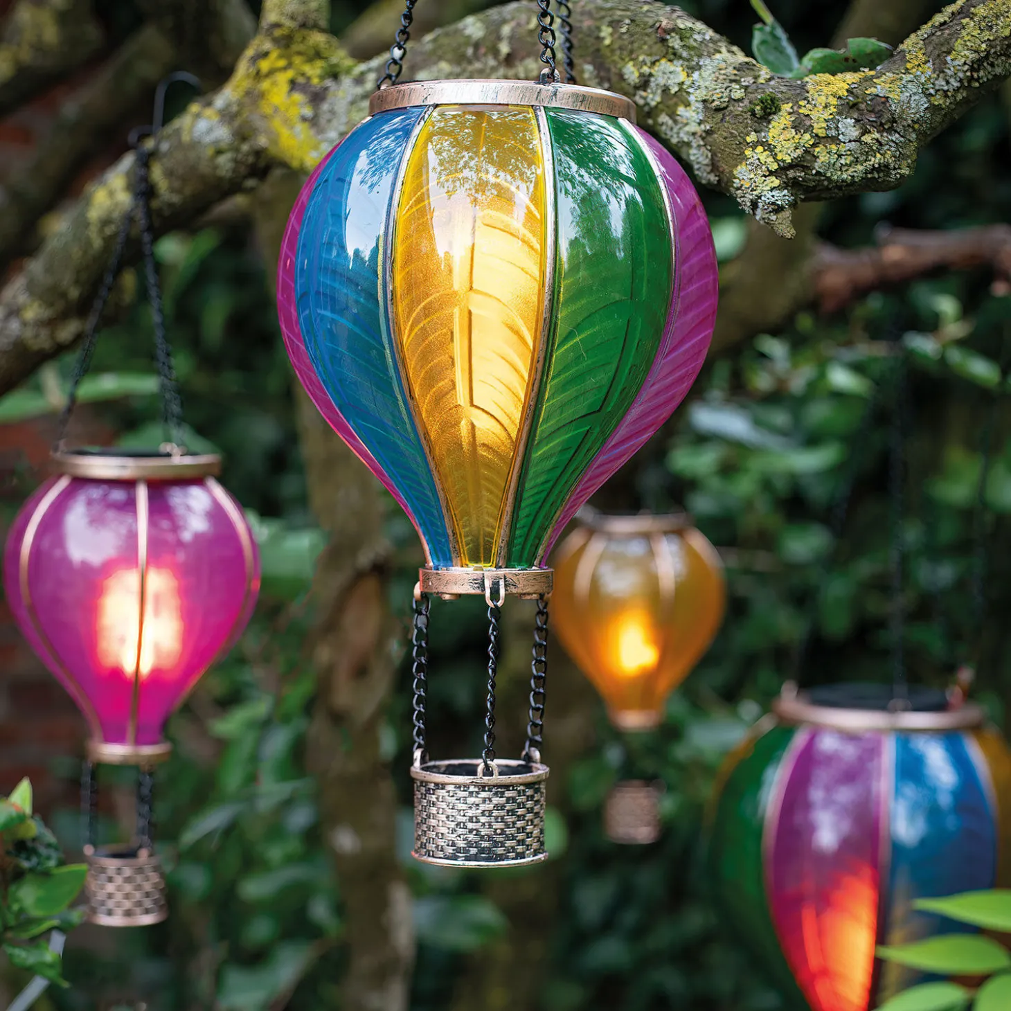 Solar Luftballon mit Flammeneffekt
