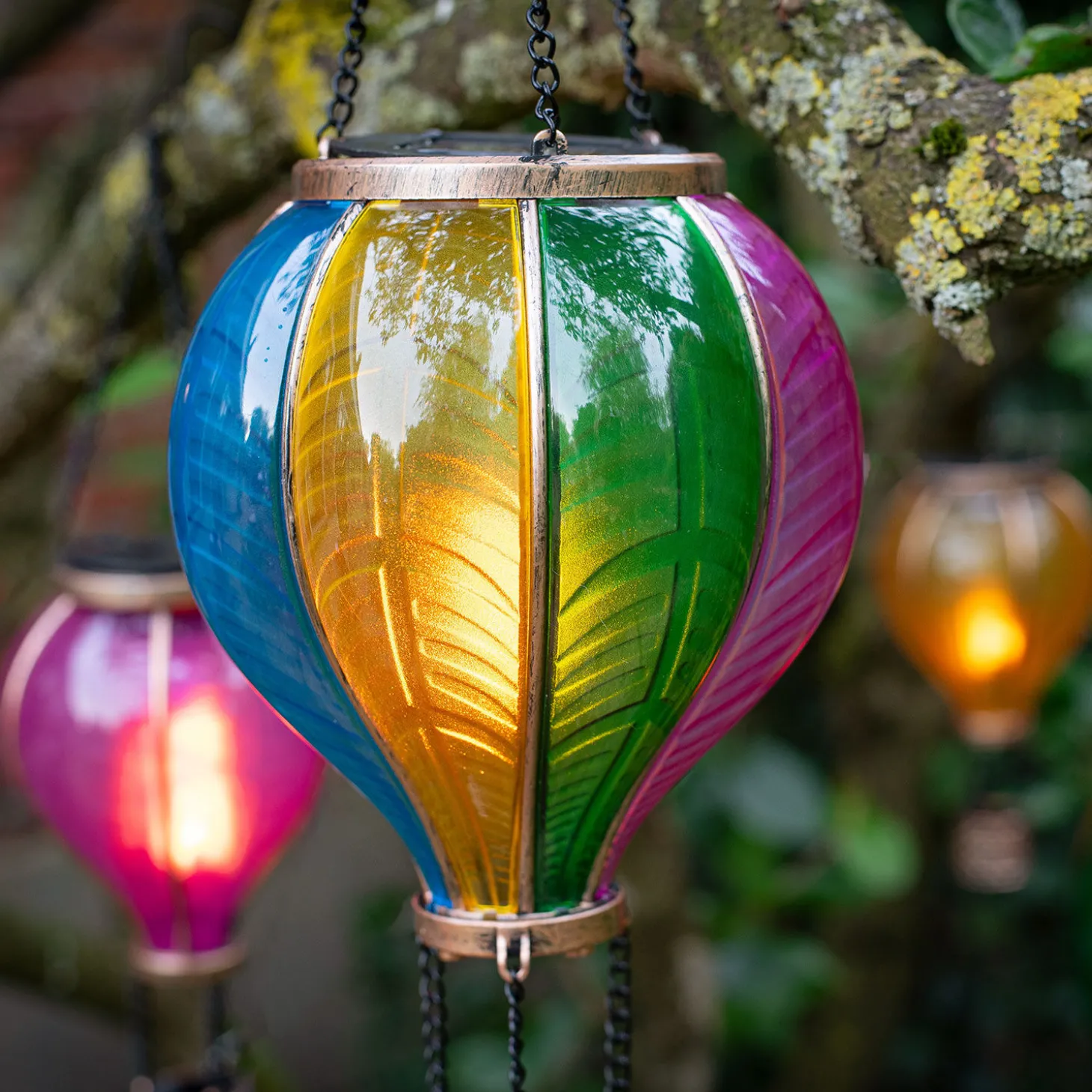 Solar Luftballon mit Flammeneffekt