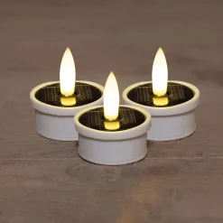 Solar Teelicht 3er-Set