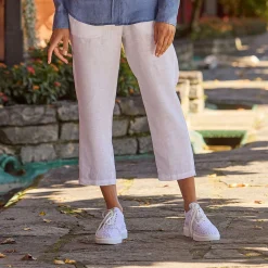 Sommerliche Leinenhose