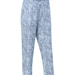 Sommerliche Leinenhose mit Allover-Print