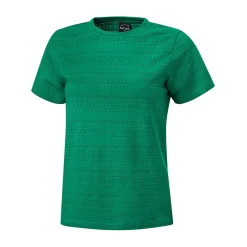 Sommerliches Damen-T-Shirt mit Ajourmuster