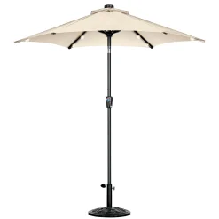 Sonnenschirm mit LED-Beleuchtung, UV50+