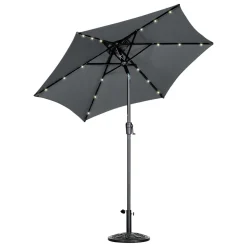 Sonnenschirm mit LED-Beleuchtung, UV50+