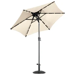 Sonnenschirm mit LED-Beleuchtung, UV50+