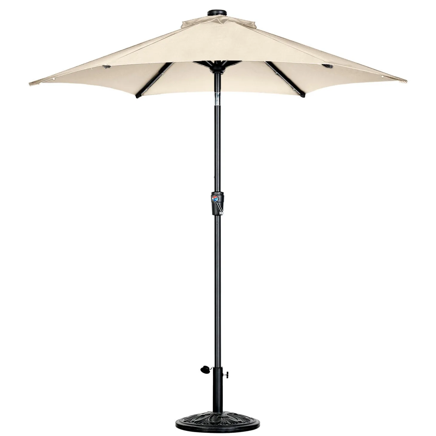 Sonnenschirm mit LED-Beleuchtung, UV50+