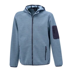 Sportive Fleece Jacke mit Kapuze