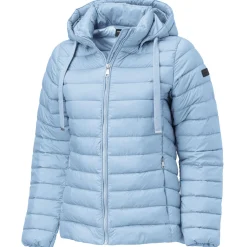Steppjacke mit abknöpfbarer Kapuze