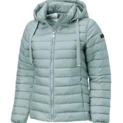 Steppjacke mit abknöpfbarer Kapuze