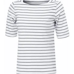 Streifenshirt mit Karreeausschnitt