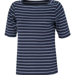Streifenshirt mit Karreeausschnitt