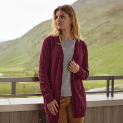 Strickcardigan mit aufgesetzten Taschen