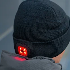 Strickmütze mit integriertem LED-Licht