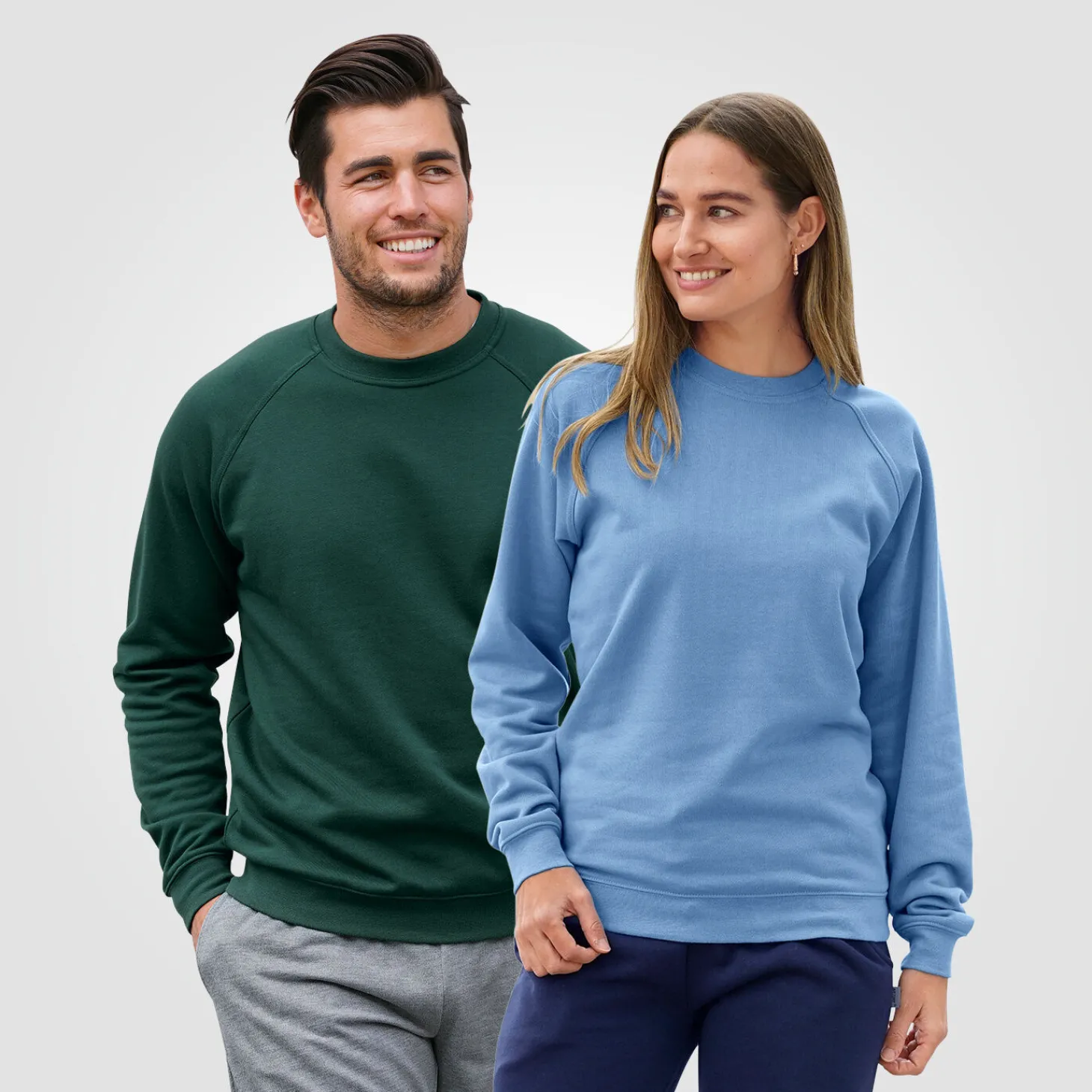 Sweat Shirt mit Bündchen unisex