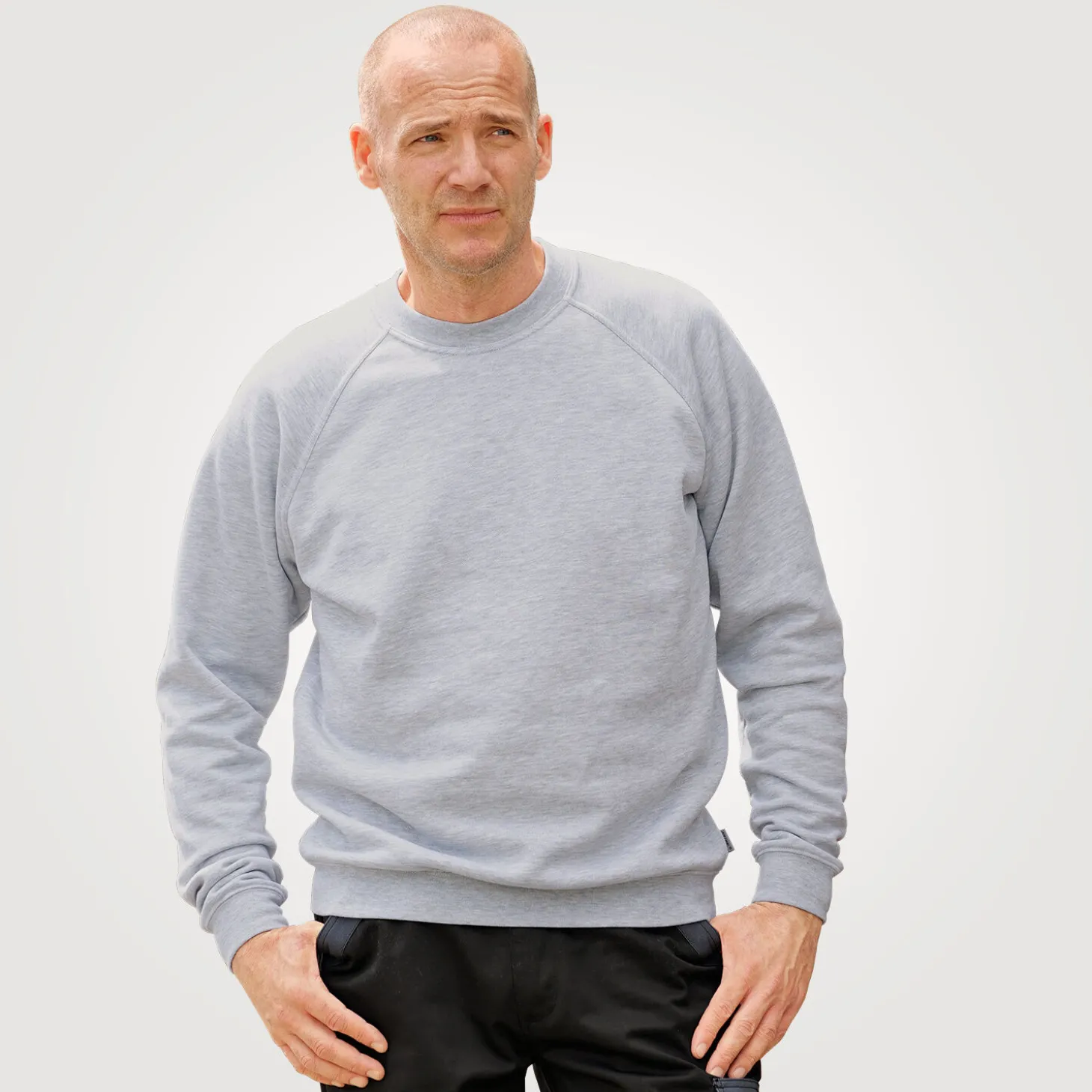 Sweat Shirt mit Bündchen unisex